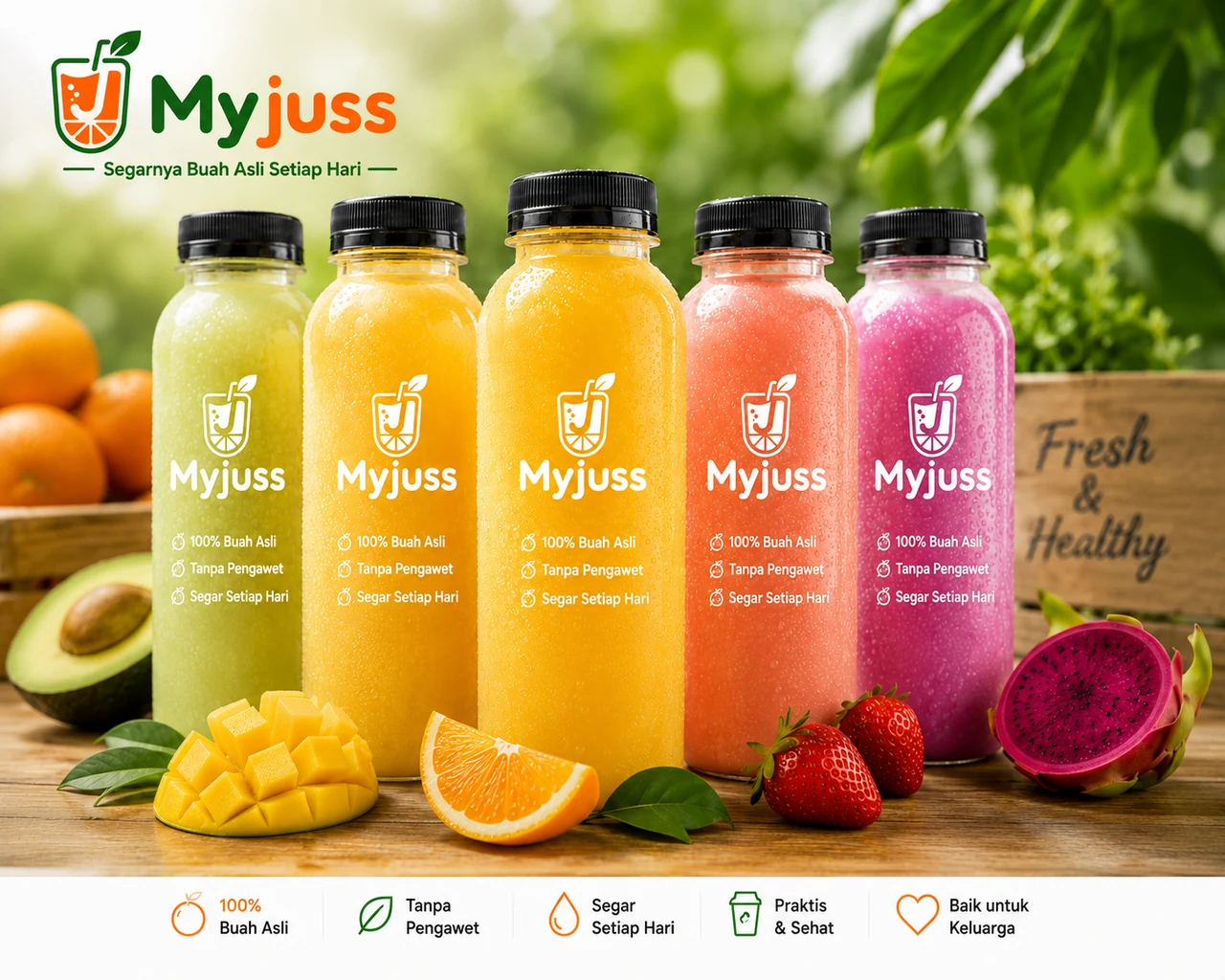 Rangkaian minuman buah Myjuss